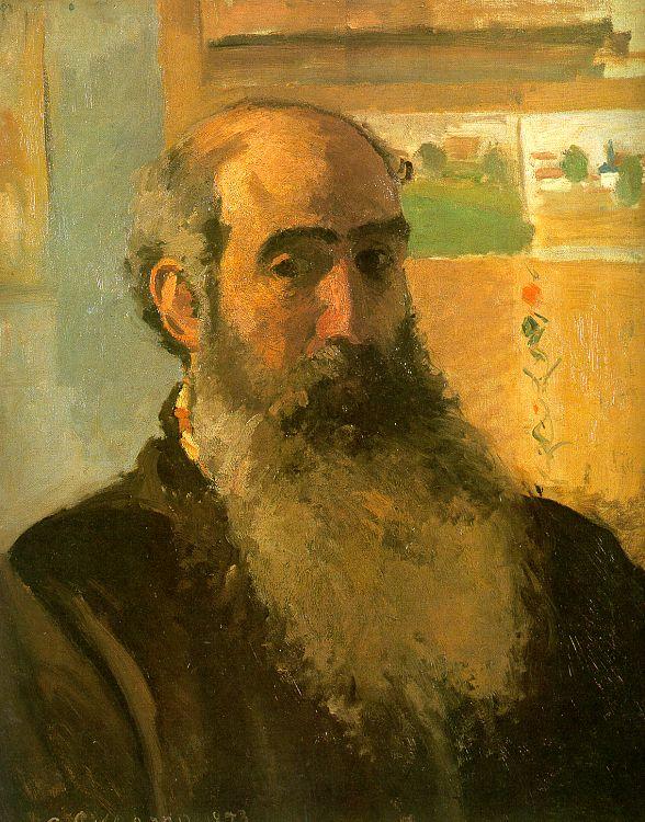 Camille Pissaro Self Portrait oil painting image